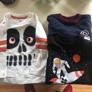 GAP toddler boys long sleeve tees